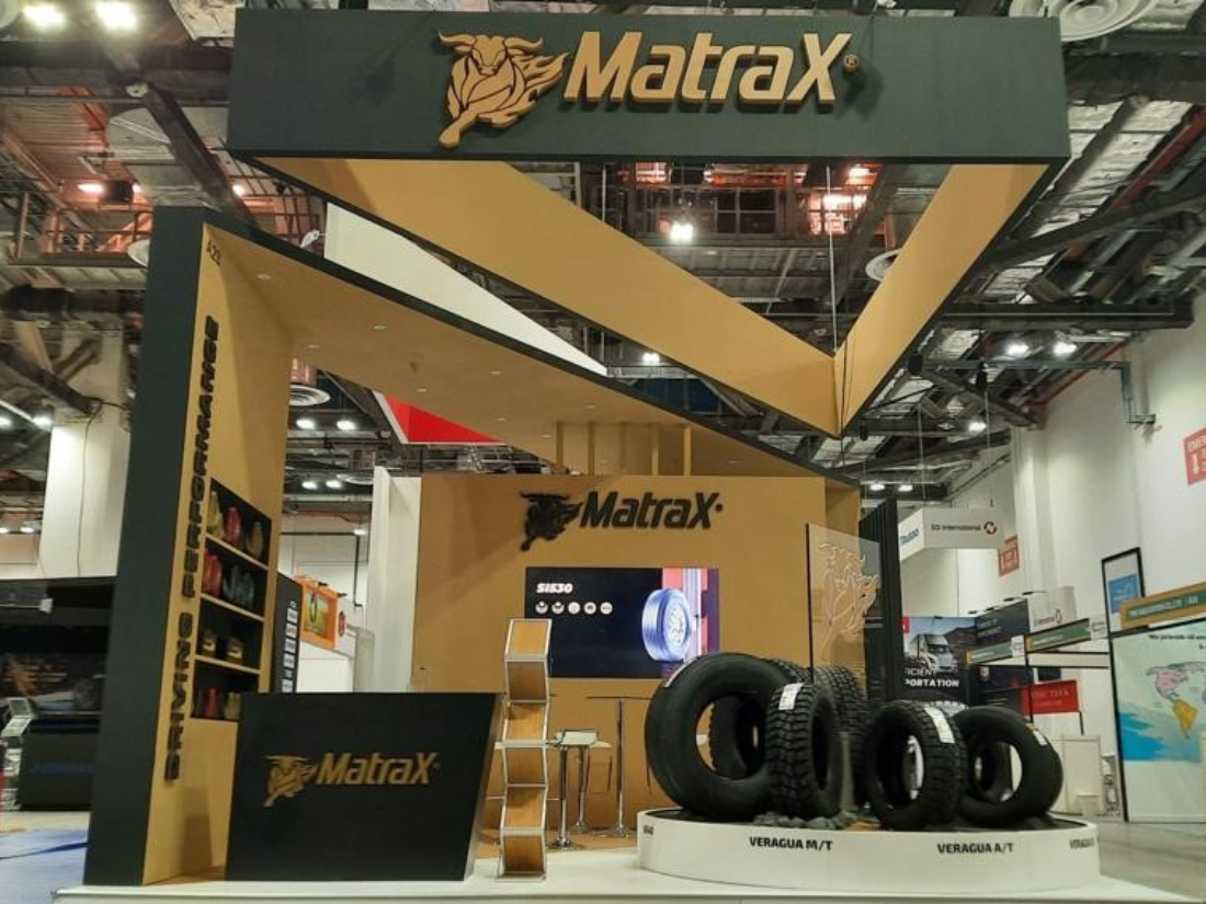 Matrax tyres Stand at tyrexpo asia 2023